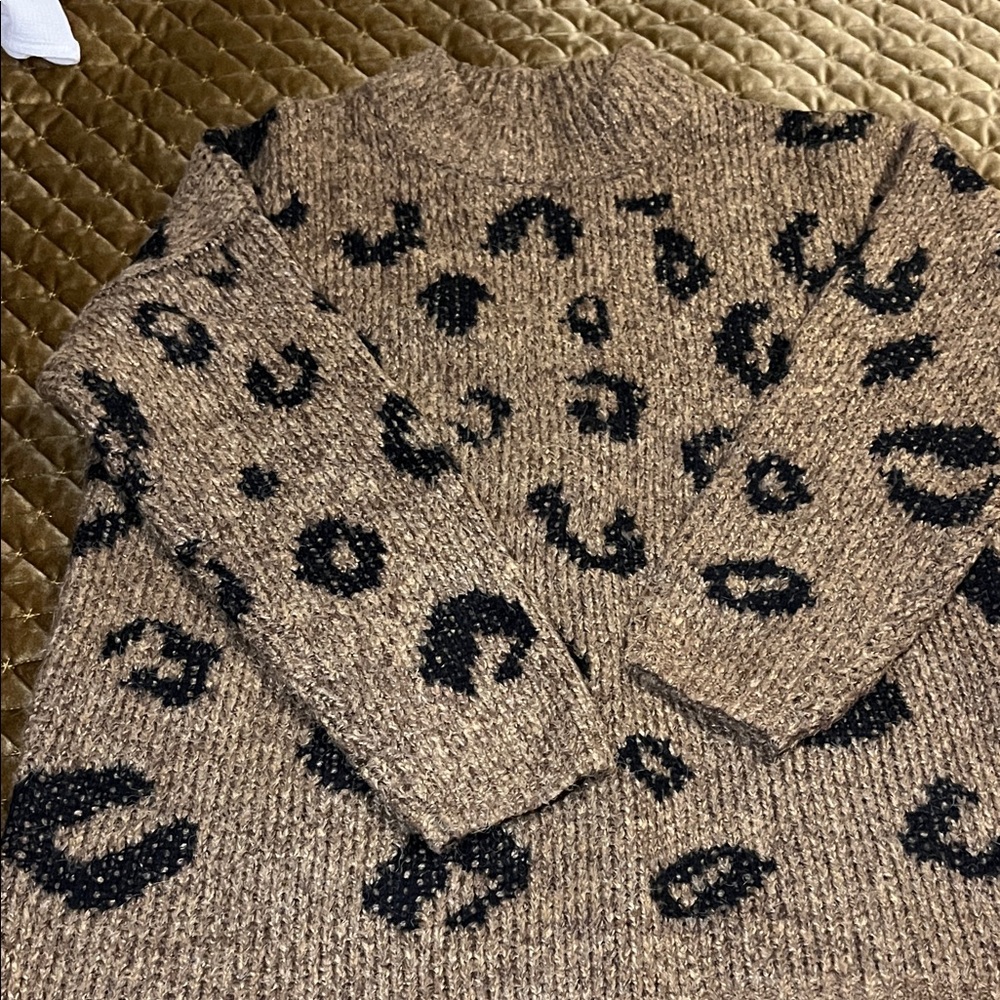 Universal Thread Brown Knit Sweater - image 1